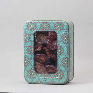 برگ الو سیاه جعبه فلزی