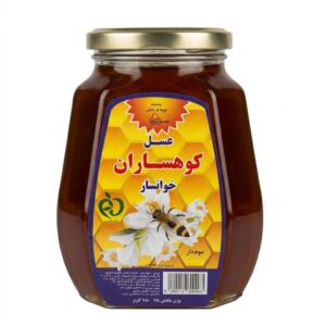 عسل 750 گرم موم دار